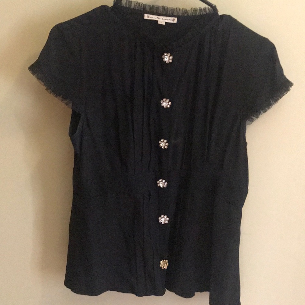 Nanette lepore black blouse